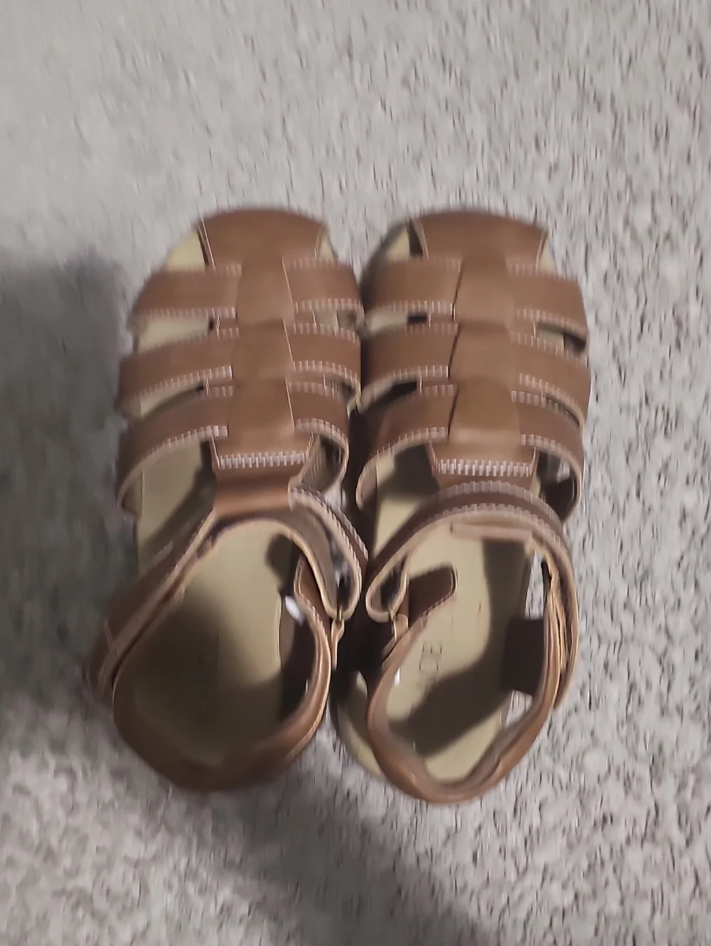 Childrens Place Kids Brown Fisherman Sandals - Classic Casual Style